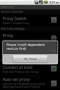 GAE Proxy ภาพหน้าจอ 2