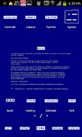 Blue screen go launcher theme Cartaz
