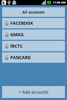 My Accounts screenshot 2