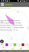 Multicompass (Compass + GPS) تصوير الشاشة 1