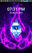 Skull Pattern Lock screen Ekran Görüntüsü 4