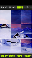 Winter Sliding Puzzle captura de pantalla 1