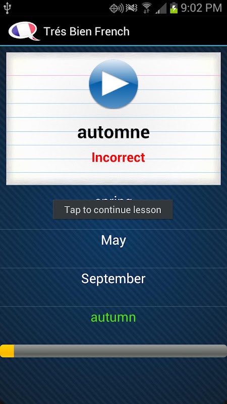 Descargar APK de Learn French - Très Bien