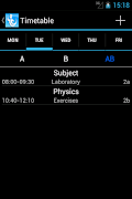Students - Timetable スクリーンショット 1