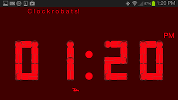 Clockrobats! Table/Desk Clock الملصق