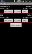 Class Scheduler اسکرین شاٹ 1