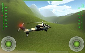 برنامه‌نما Attack Helicopter Simulator 3D عکس از صفحه