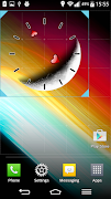 برنامهنما Transparent Analog Clock عکس از صفحه