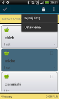 Zakupy - lista screenshot 1