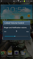 Linked Volume Control الملصق