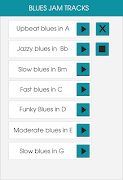 Blues Jam Tracks تصوير الشاشة 1