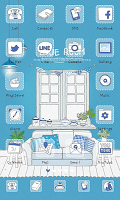 Blueroom icon theme スクリーンショット 1