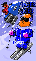 Finger Skier (with ads) الملصق