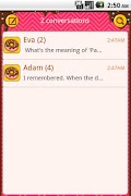 Easy SMS Dessert theme penulis hantaran