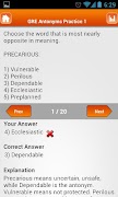 GRE Verbal Reasoning 截圖 4
