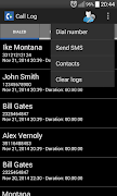 Call Log captura de pantalla 3
