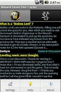 Poster Blizzard Forum Post Tracker