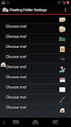 برنامه‌نما Floating Folder+ عکس از صفحه
