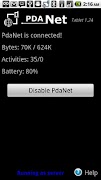 PdaNet Tablet captura de pantalla 1
