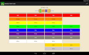 برنامه‌نما Resistor Color Code عکس از صفحه