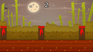 Jumpy Ninja Run screenshot 3