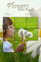 Flowers Slider Puzzle poster