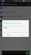1 Schermata Website Shortcuts