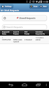 M+ Work Request Screenshot 1
