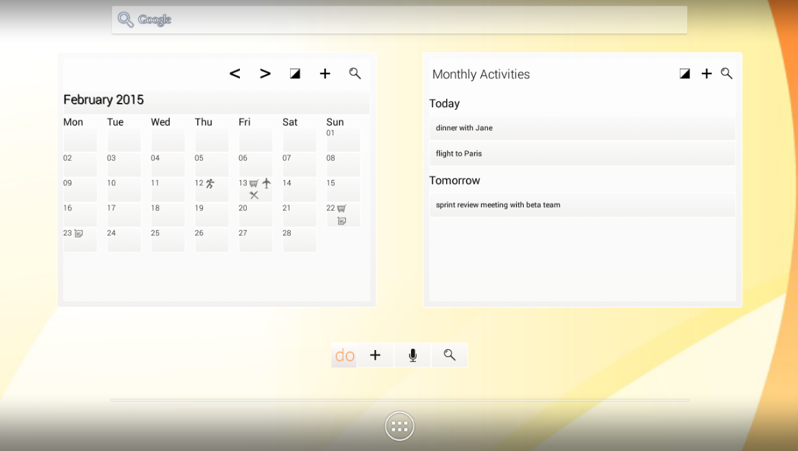 Descargar APK de Mydoid Calendario Simple lista