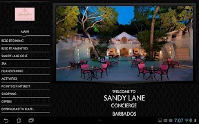Sandy Lane Concierge | Tablet स्क्रीनशॉट 1