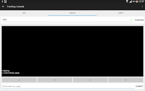 7 Schermata Tracker Console