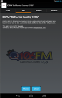 KQPM "California Country Q106" Screenshot 1