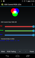LED IOIOBluetooth Controle RGB Cartaz