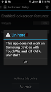 Lockscreen Policy (<= KitKat) скриншот 2