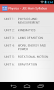 IIT - JEE Syllabus ภาพหน้าจอ 4
