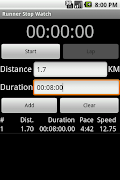 پوستر Runner Stop Watch