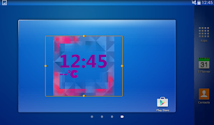 Pink Clock And Weather Widget screenshot 5
