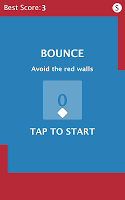 Dot Bounce avoid the red walls screenshot 2