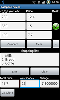 Compare Prices Lite captura de pantalla 1