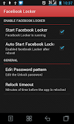 Lock for FaceBook Plakat