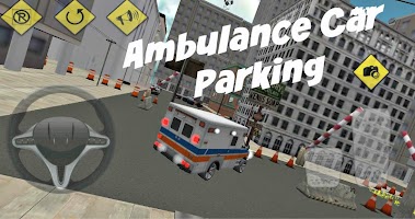 Ambulance Parking 3D poster
