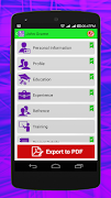 CV Builder captura de pantalla 2