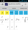 Equation Editor ภาพหน้าจอ 3