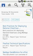 NetApp Document Search screenshot 1