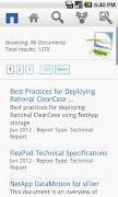NetApp Document Search Ekran Görüntüsü 1