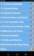 Learning German (Offline) स्क्रीनशॉट 1