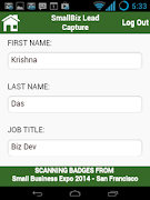 SmallBiz Lead Capture スクリーンショット 1