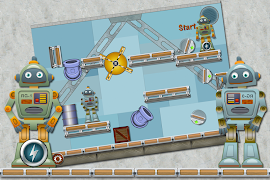 Funny Bots - Physics Game screenshot 1