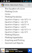 IDEAL Web Math Plots/Geometry screenshot 1