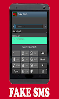 SMS وهمية تصوير الشاشة 1